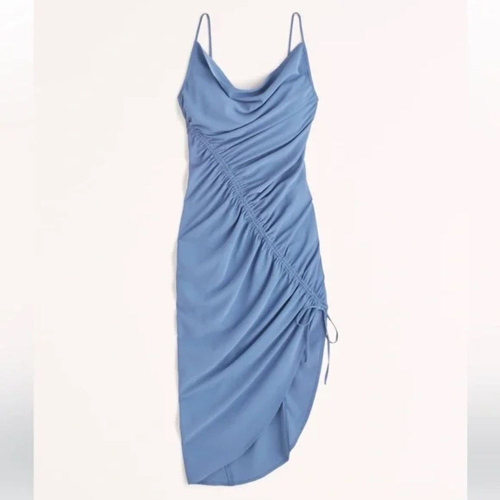 NWT Blue Asymmetrical Abercrombie Dress